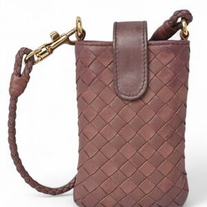 BOTTEGA VENETA Purple Intrecciato Pouch